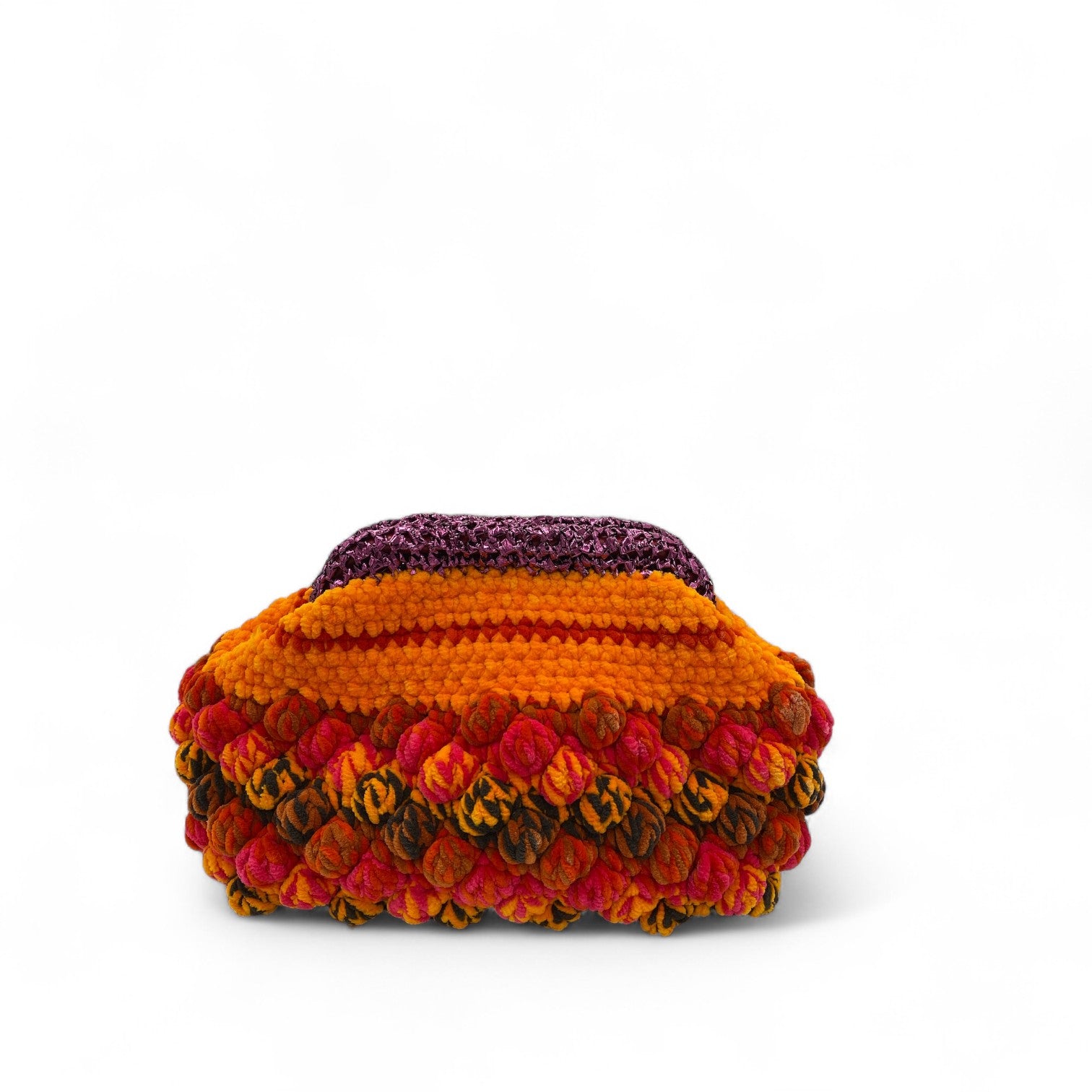 Pochette Candy - Rose/Bordeaux