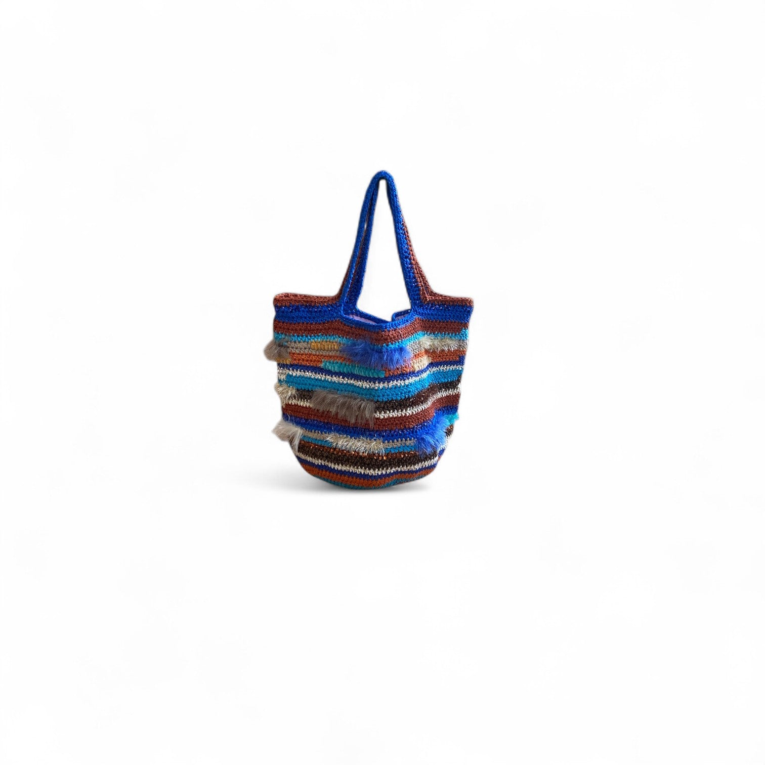 SAC ILKNUR - BLEU / CARAMEL L